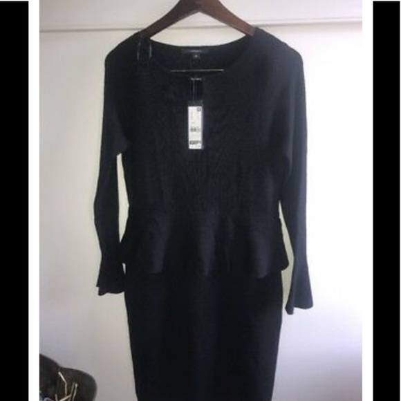 SALE NWT Comma Sz 10 Black knit dress - Picture 3 of 7